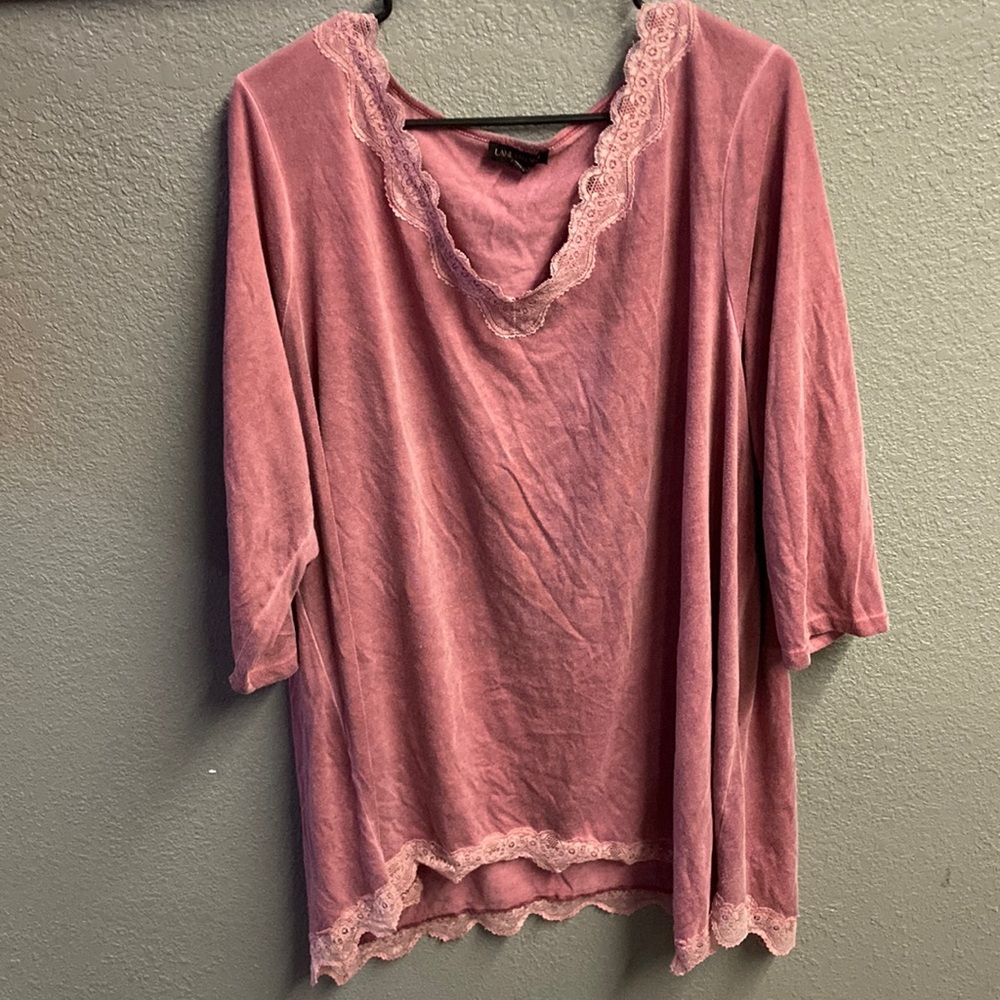 Lane Bryant top, Size 22/24, Grapefruit Pink color